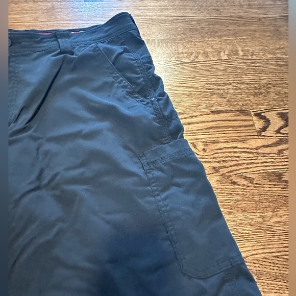 Men’s Gray Nylon Stretch Performance Cargo Hybrid Shorts Quick Dry Size 36 - Picture 3 of 6